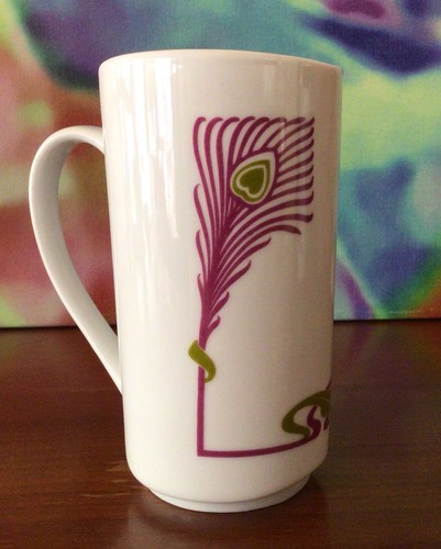 LATVIAN PORCELAIN~Riga, Latvia~Art Nouveau~Six 10 Oz. Porcelain Mugs~UNUSED !! - Picture 8 of 10