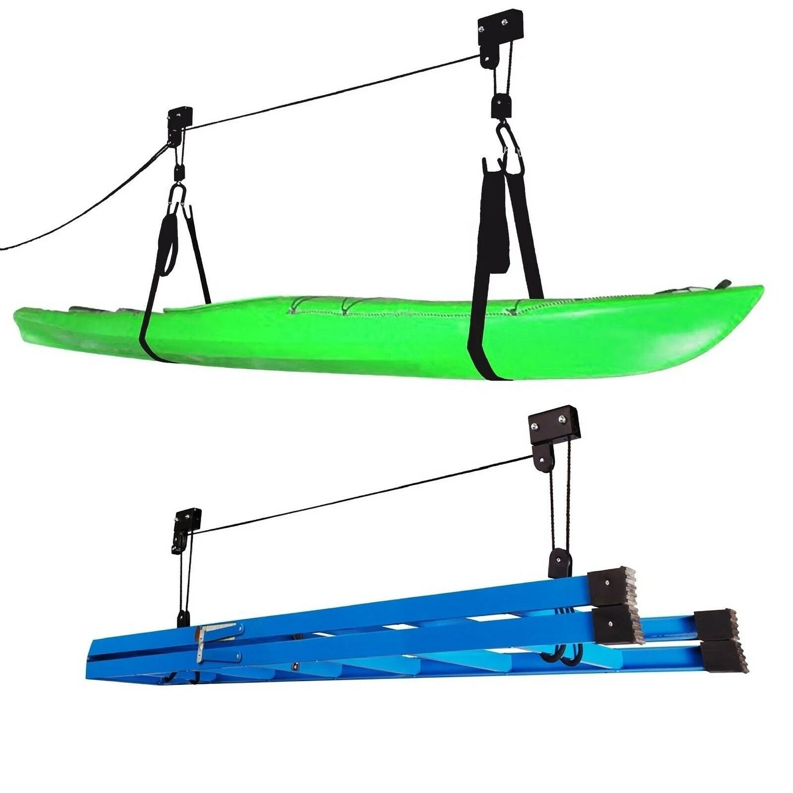 Hoist Lift Garage Storage Canoe Hoists 100 Lb Capacity Stora