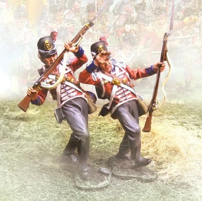 THE COLLECTORS SHOWCASE NAPOLEONIC BRITISH CS00558 FOOT GUARDS CAVALRY MELEE MIB