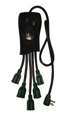 Go Green Power GG-5OCT GoGreen 5 Outlet Surge Protector, Black