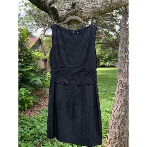 ALEXANDER WANG Black sleeveless Cocktail Mini Dress/ Structured Waist Size 6