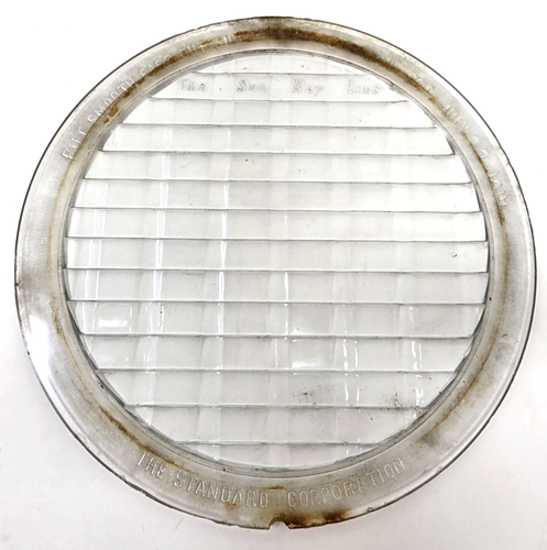 Antique Headlight Lens The Sun Ray Lens The Standard Corp 8 1/4" July 22 1919 - Picture 10 of 17