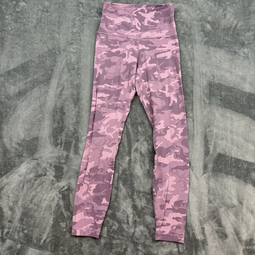 Lululemon Hose Wunder Train High-Rise Tight 4 Camouflage Pink Lila Yoga EUC - Bild 2 von 7