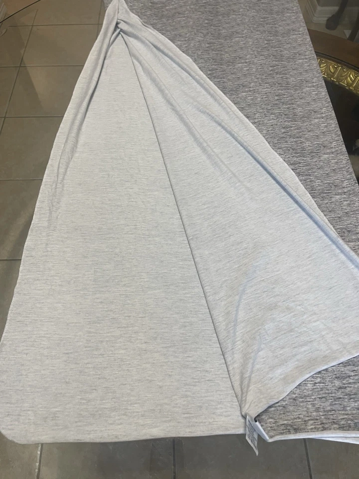 Copper Pearl Gray Heather Swaddle Blanket Baby Lovey Super Soft 44x45 - Image 3 of 4