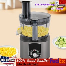3 in 1 Fruit Dicing Machine 7L Electric Food Processors 600 W Vegetable Dicer