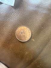 1966 one penny coin