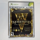 Elder Scrolls III: Morrowind GOTY Edition Platinum Hits Xbox Complete CIB