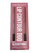 Huda Lip Contour Duo Blushed Pinks - 2 Mini Lip Pencils in Muted Pink and Pinky