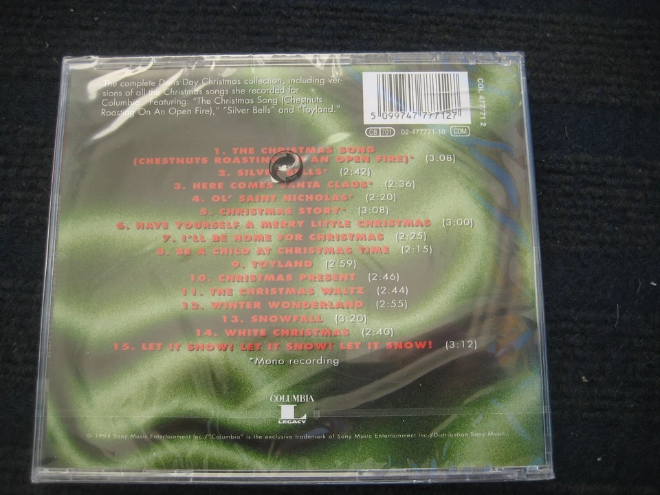 CD DORIS DAY Personal Christmas Collection 15 Tracks NEU & OVP Weihnachten - Bild 2 von 3