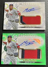 Rafael Devers Red Sox 2022 Topps Inception 55/99, 86/249 Autograph Patch Lot 2#