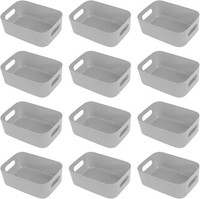 Aufbewahrungsboxen Kunststoff 12Er Set 15,5X11X5,5Cm FüR Haushalt KüChe Bad