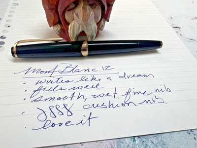 Vintage Montblanc Meisterstück No.12,  F   smooth/wet nib / E condition