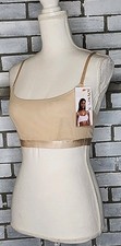 NWT Joyspun Women's Double Layer Mesh Bralette Wirefree Size Small Adore Tan