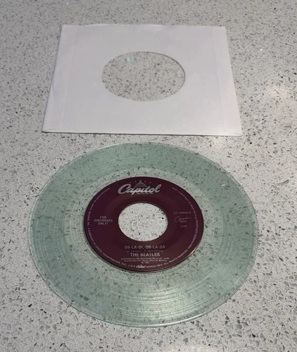 The Beatles Ob-La-Di, Ob-La-Da 7" Clear Vinyl Record