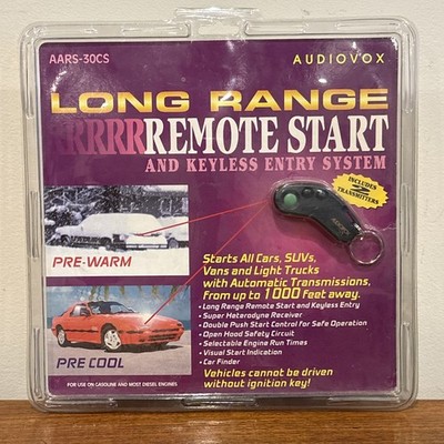 NOS Audiovox Long Range Remote Start  And Keyless Entry AARS-30CS *BRAND NEW*