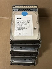 LOT of 6 Dell Hitachi 300GB 15k 3.5" SAS Hard Drive HDD HUS154530VLS300 H704F
