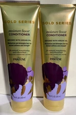 2x Pantene Gold Series, Moisture Boost Conditioner with Argan Oil, 8.4oz