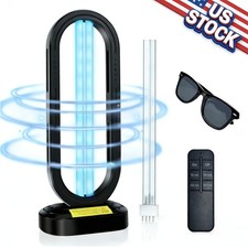 UV LIGHT BED BUG KILLER w/Spare Bulb UV-C SANITIZER/ OZONE GENERATOR