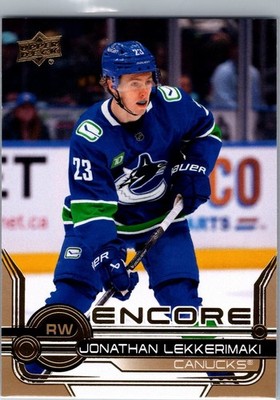 Jonathan Lekkerimaki 2024-25 Upper Deck Extended Encore #E-13 Vancouver Canucks