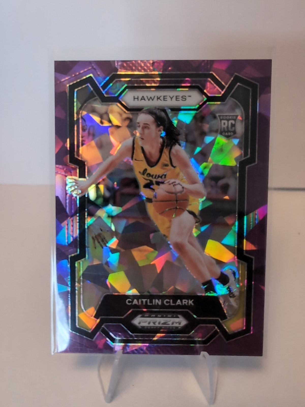 2024 Panini Prizm DP Caitlin Clark #57 Purple Ice /149 (RC) - Mint