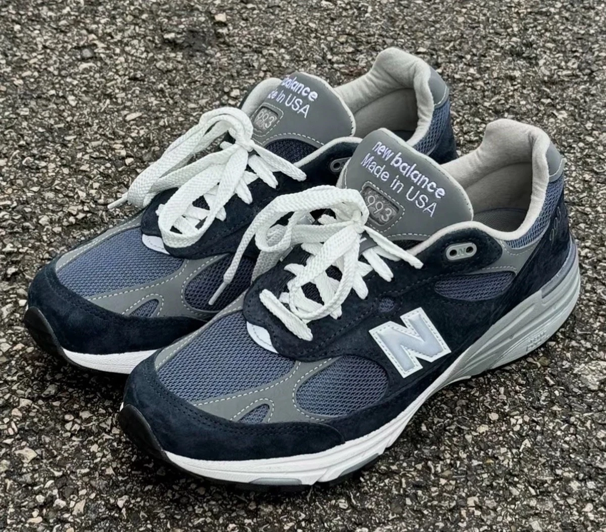 New Balance 993 Navy White for Sale - Authenticity Guaranteed - eBay