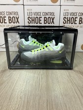 Sneaker Display Case LED Voice Activation 3 Window Stack Up Series UK Seller