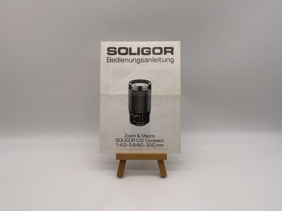 Soligor C/D Compact Zoom & Macro 1:4.0-5.6/60-300Mm User Manual German