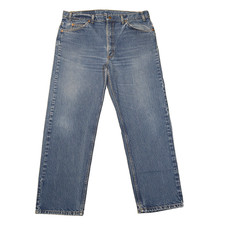 VTG 90's Levis 505 Jeans Orange Tab Men's 40x30 38x29 Denim Straight Leg Fade