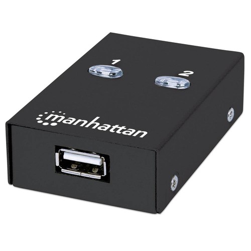 Manhattan 2 Port USB 2.0-Umschalter Schwarz - Bild 6 von 7