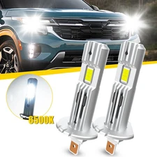 2x H1 LED Headlight Bulbs Kit Conversion High Low Beam 6500K Super Bright White
