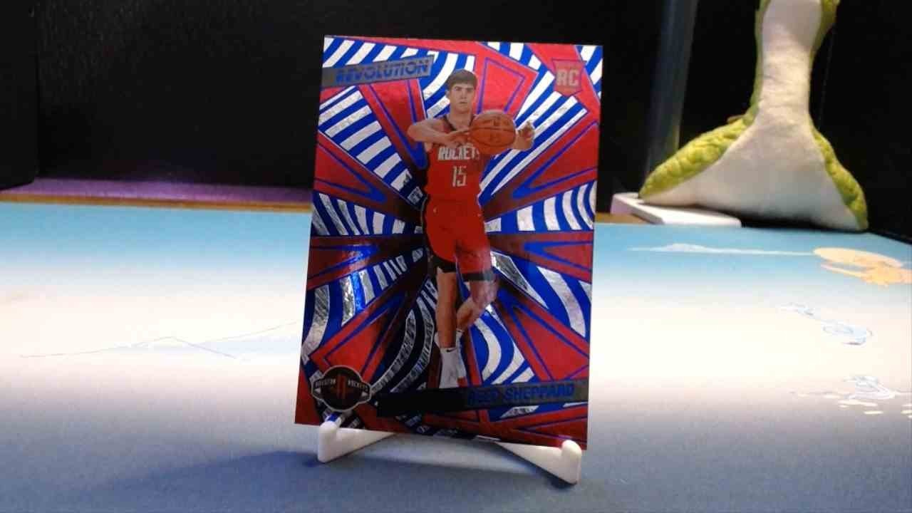 2024-25 Panini Revolution - Rookies Reed Sheppard #145 Blue Storm (RC)