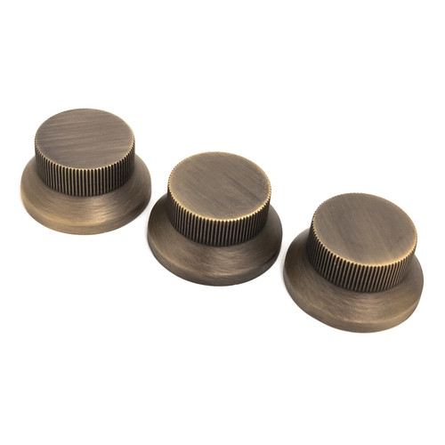 Perillas de guitarra de metal: perillas de sombrero de campana push-on para guardabarros ollas de eje dividido de 5,8 mm - Imagen 12 de 18