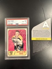 1967 Topps # 92 Bobby Orr, PSA 8 #26027539, Boston Bruins