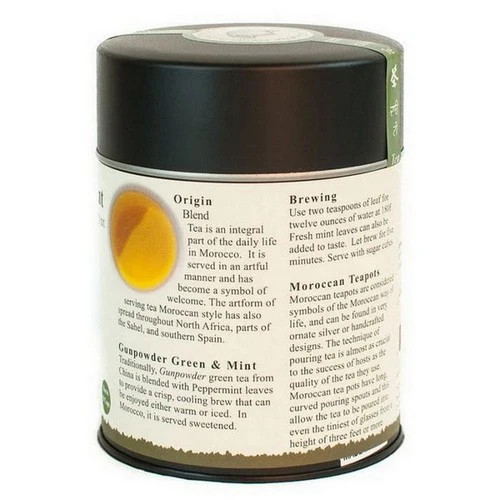 Organic Green Tea & Peppermint Moroccan Mint 3.5 Oz By The Tao Of Tea