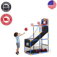 Complete Arcade Basketball Set for Kids 3 - Fun  Competitive Indoor/Outdoor