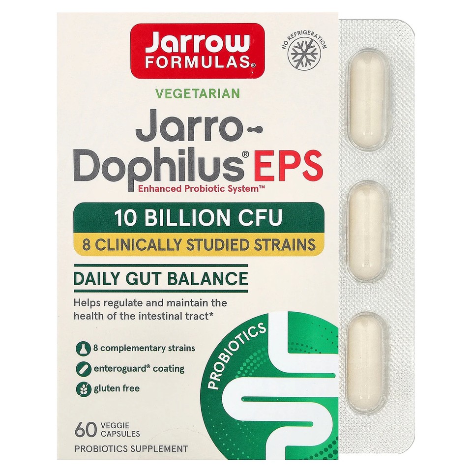 Jarro-Dophilus® EPS, 60 Veggie Caps (5 Billion CFU per Capsule)