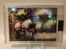 2023 Wild Card JJ Mccarthy Smashing Alumination RC /10