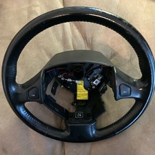 Jdm Oem 90-05 Honda Acura Nsx Na1 Na2 Black Leather Steering Wheel