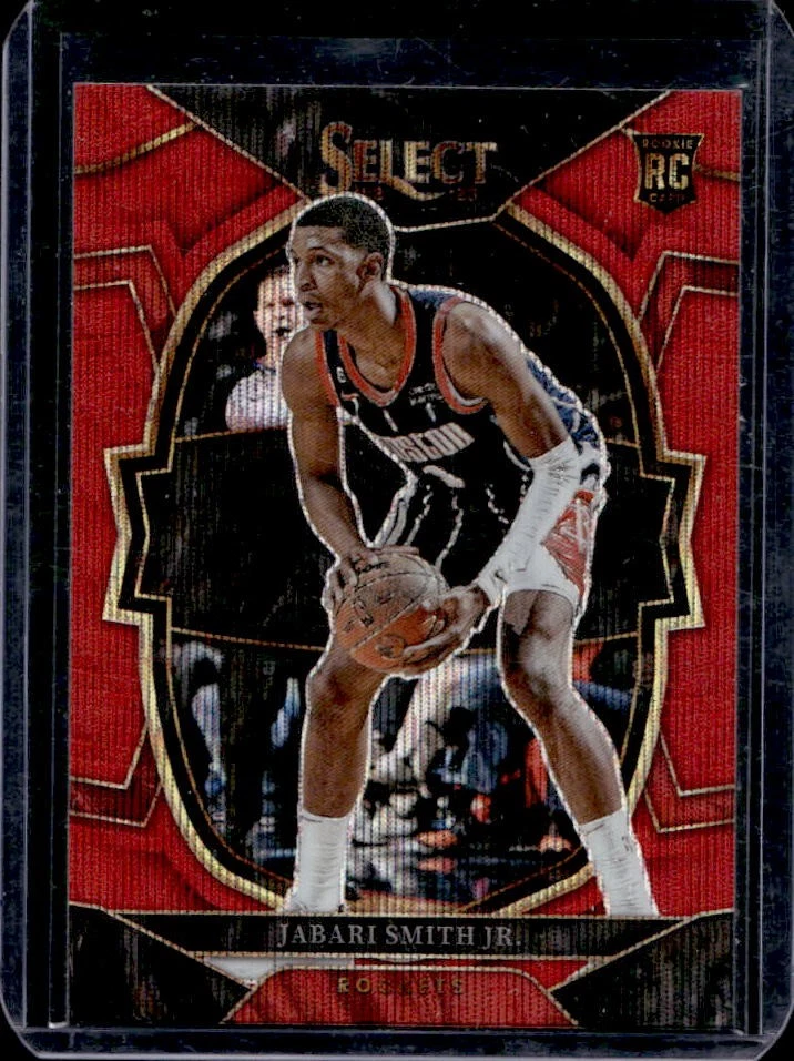 2022-23 Select Jabari Smith Jr. RC Red Wave Prizm Concourse #69 Rockets