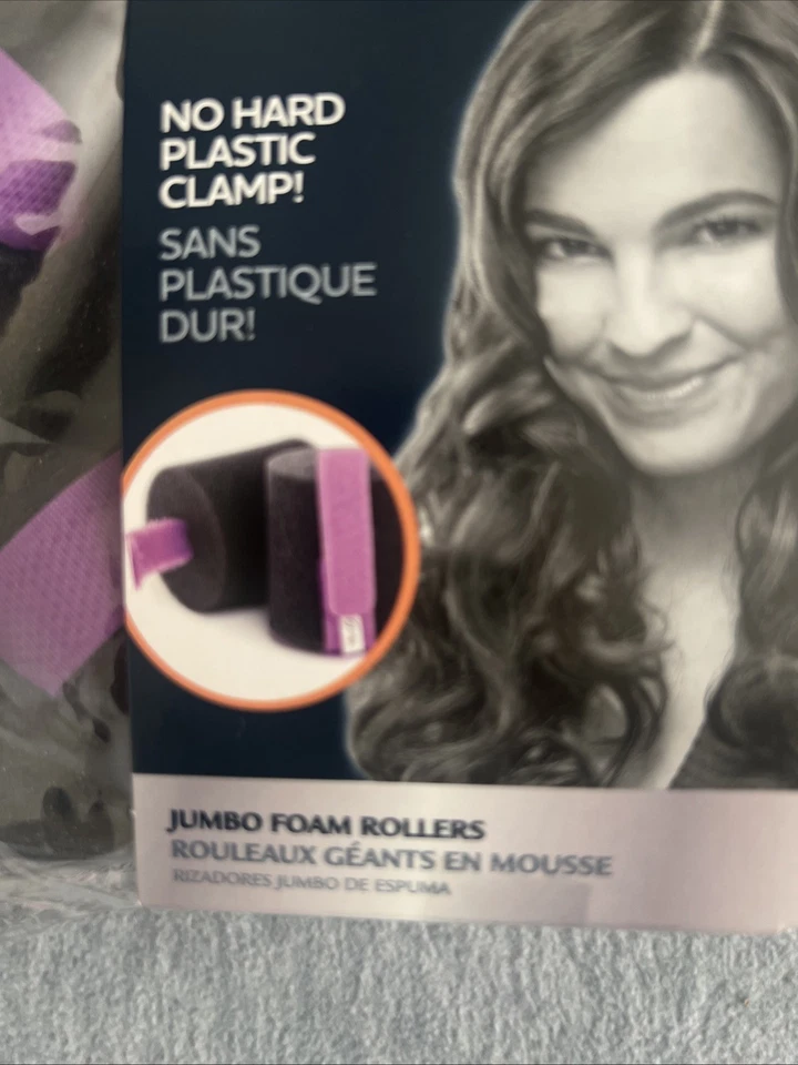 Rodillos de espuma Jumbo Goody sin abolladuras 9 piezas gancho y bucle sin abrazadera de plástico nuevos Foto 2 de 4