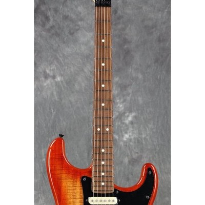 Fender FSR MIJ Hybrid II Stratocaster HSS Koa Top Black Hardware
