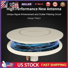 HDTV Outdoors Amplified TV Antenna 360° Omni-Directional Digital HD 1080P 4K Jj