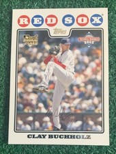 CLAY BUCHHOLZ - 2008 TOPPS NATIONAL BASEBALL CARD DAY PROMO ROOKIE CARD # 6 MLB. rookie card picture