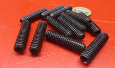 Black Oxide Steel Set Screws, Cup Point, 5/16''-18 x 1.25'' Length, 25 Pieces