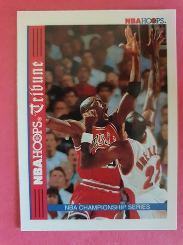 Michael Jordan 1993 NBA Hoops #TR1 Tribune - Picture 6 of 12