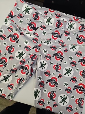 Women's ZooZatz Gray Ohio State Buckeyes Team Stacked Mascot Leggings XL