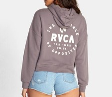 RVCA Women's ALL DAY Pullover Hoodie - SHA - XSmall/6 - NWT