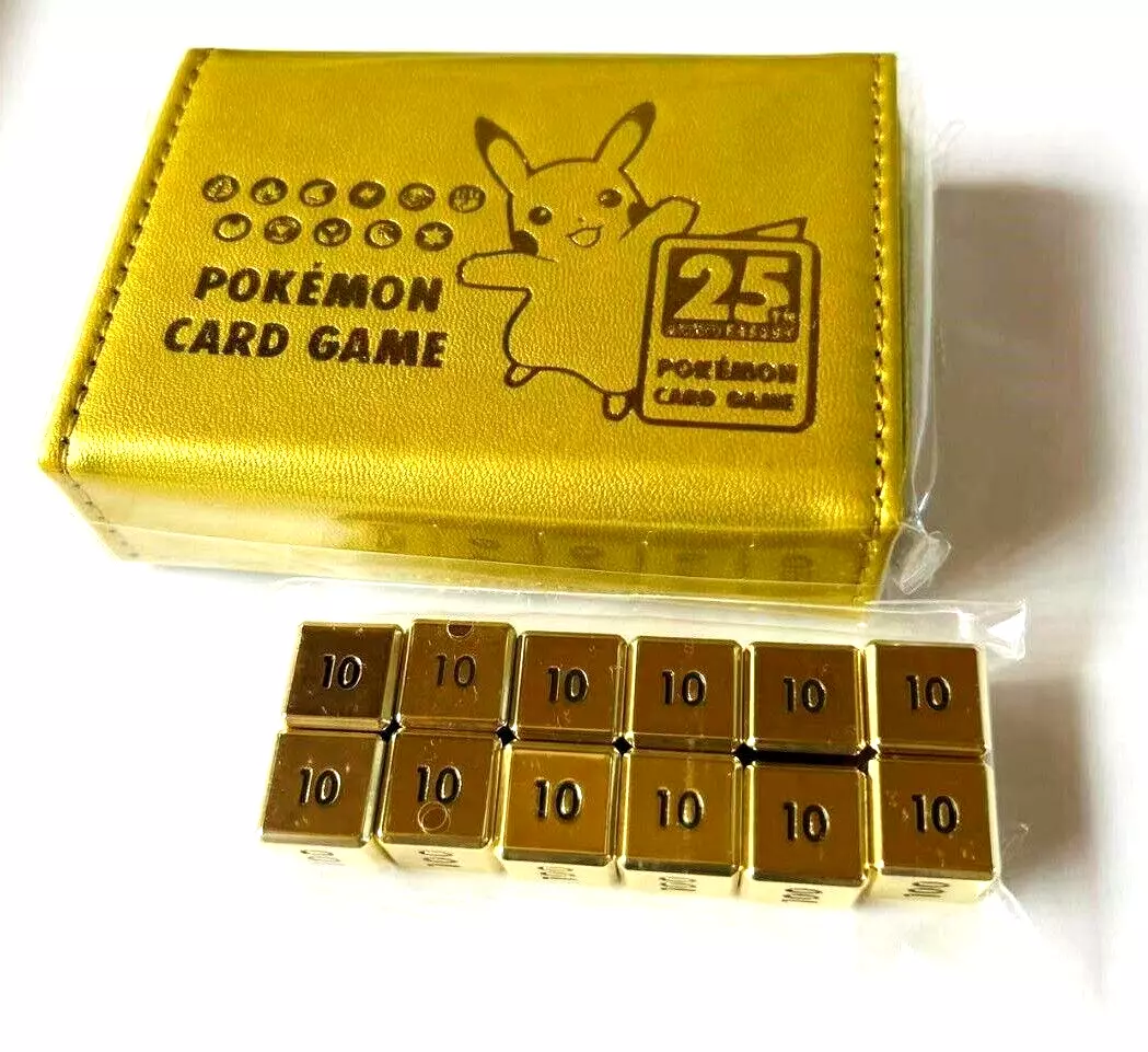 Pokemon 25th Anniversary Golden Box Damage Counter & Case Japanese Ver. NEW