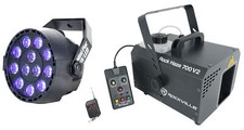 Rockville ROCKHAZE 700 CFM DMX Haze Machine Water Based Hazer ADJ Par Blacklight