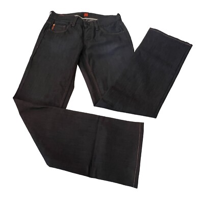 Hugo BOSS Low Rise Bootcut Stretch Dark Coated Blue Stretch Jeans Womens 28 